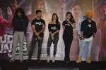 Shahid Kapoor, Kareena Kapoor, Alia Bhatt and Diljit Dosanjh at Udta Punjab trailer launch on 16th April 2016